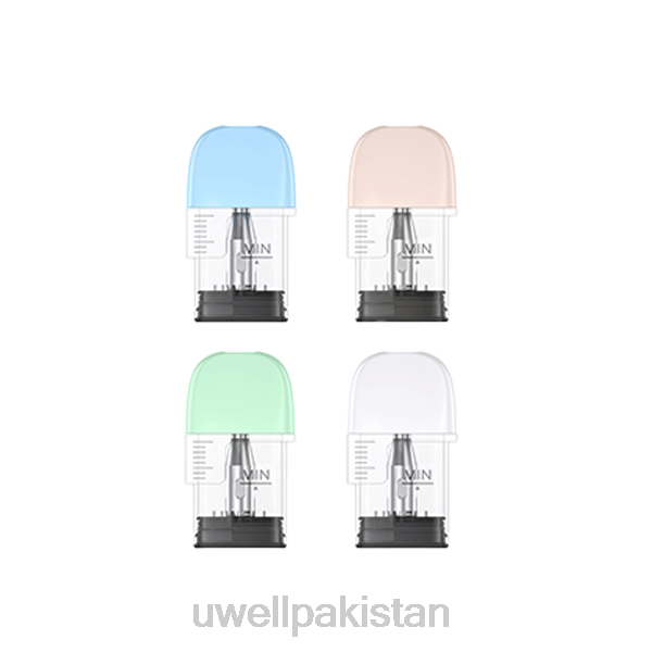 UWELL Balochistan - UWELL POPREEL P1 متبادل پوڈ (4 پیک) 604284 1.2 اوہم
