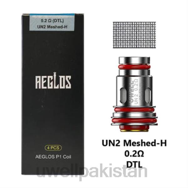 UWELL Pakistan - UWELL AEGLOS کنڈلی | 4 پیک 6042271 p1 un2 meshed-h 0.2ohm
