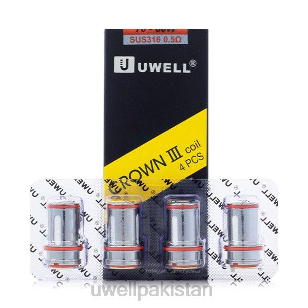 UWELL Pakistan - UWELL CROWN 3 کنڈلی (4 پیک) 604291 0.25 اوہم
