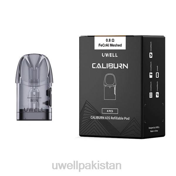 UWELL Vape Disposable - UWELL CALIBURN A3 متبادل پھلی | 4 پیک 604219 0.8 اوہم 2