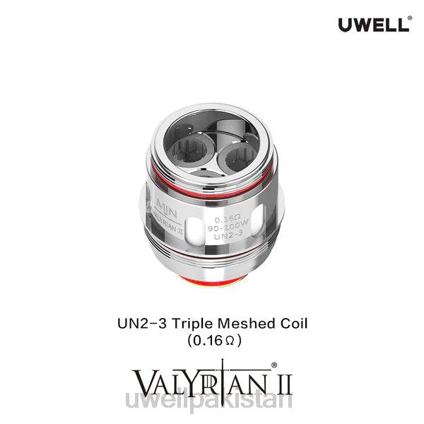 UWELL Vape For Sale - UWELL VALYRIAN 2 متبادل کنڈلی (2 پیک) 604230 un2-3 ٹرپل میش 0.16ohm