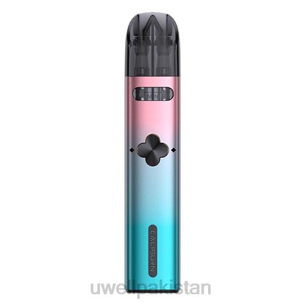 UWELL E Cigarette - UWELL CALIBURN EXPLORER کٹ (پوڈ سسٹم) 6042167 گلابی/سیان